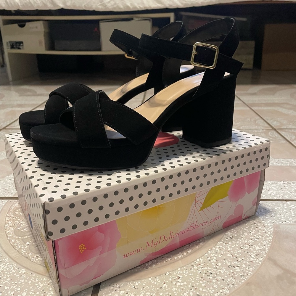 Black heels